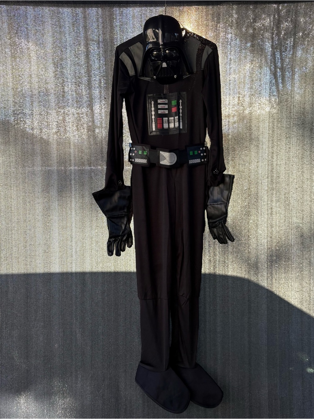 Disney Black Darth Vader Kids Costume with Mask and Gloves 12/14